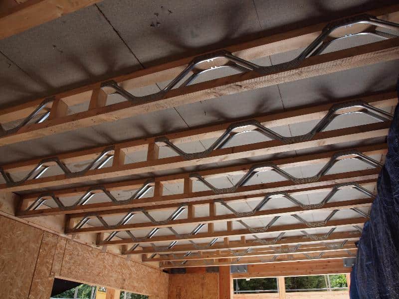 Trussed Joists in a Timber Frame House