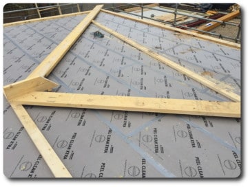 Roof Trusses on Peel Clean Flooring