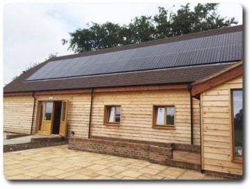 Solar Panels on Roof of Vets Surgery