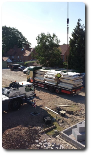 First Floor Panels Delivered to Site