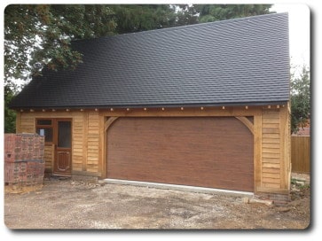 Self Build Timber Frame Garage