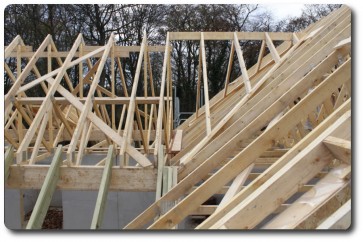 Mixture of Truss and Traditional Cut Roof