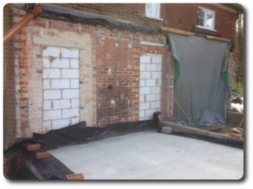 Existing Structure for Extension Existing Structure for Extension