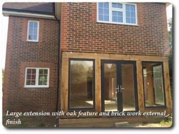 Large Extension with Oak Features and Brick External Finish