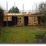 Ground Floor Timber Frame Panels Installed