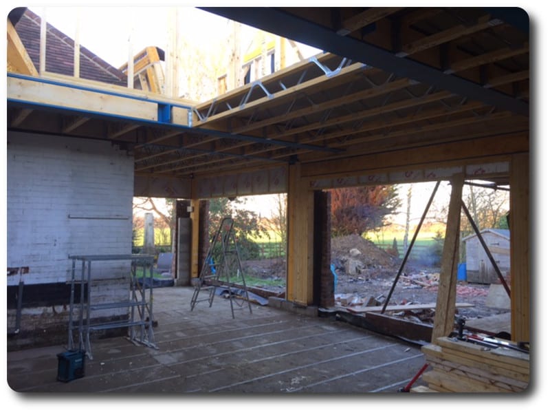 Large Timber Frame Extension in Wokingham