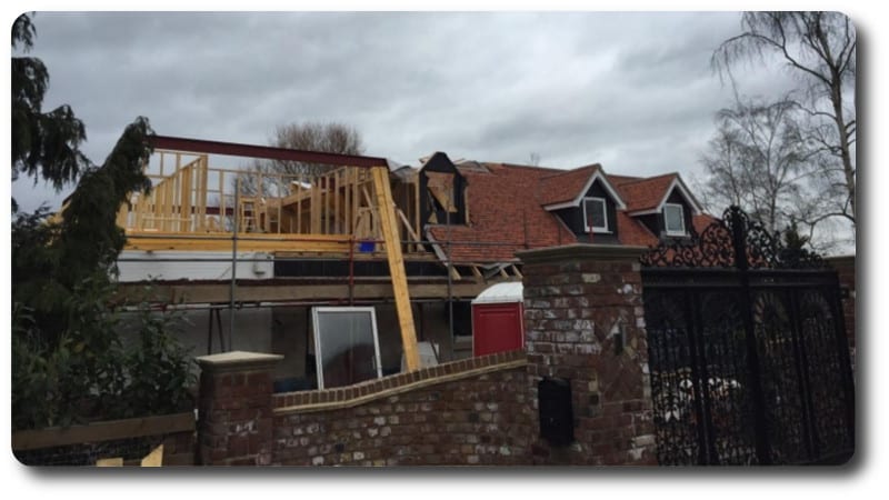 Large Timber Frame Extension in Wokingham