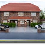 Timber Frame Terrace Houses in Padworth