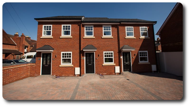 Timber Frame Terraced Houses in Reading