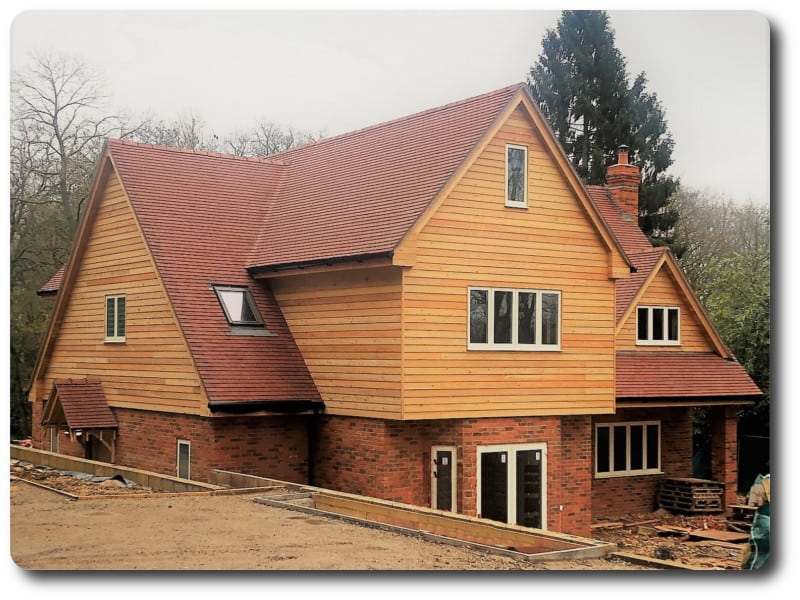 New Build Closed Panel Timber Frame House in Cold Ash, Berkshire