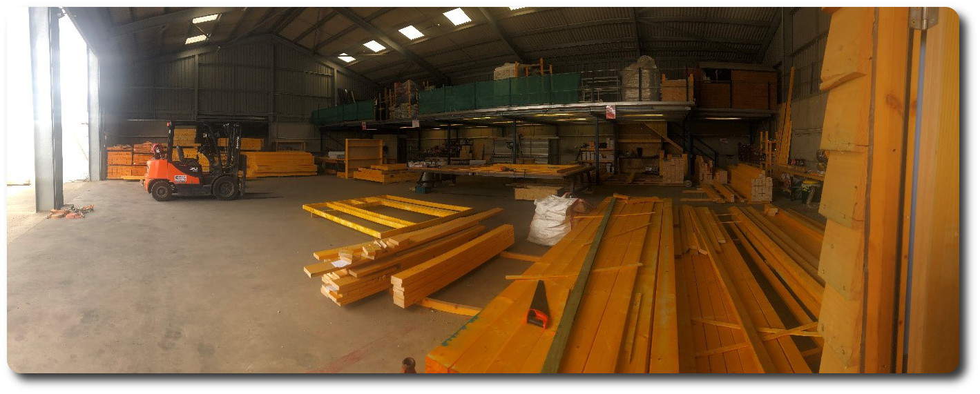 Timber Frame Factory in Beenham Near Reading in Berkshire