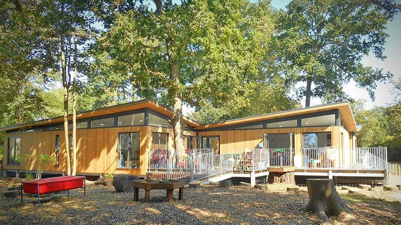 Timber Frame Cabins for Schools