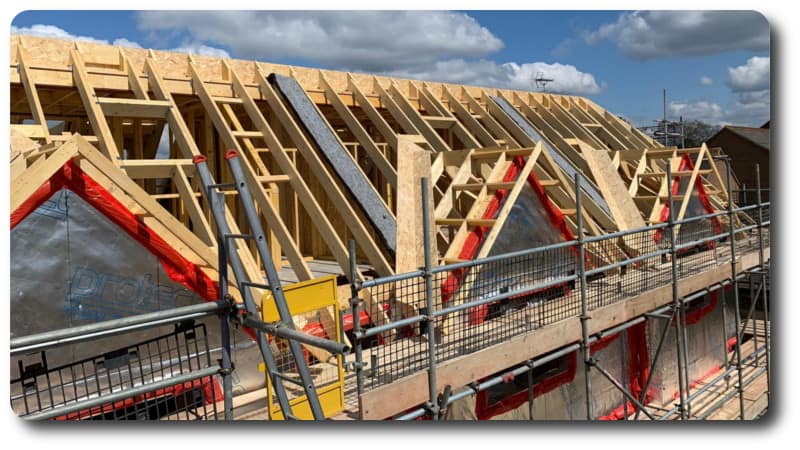 New timber frame terraced homes, Berkshire