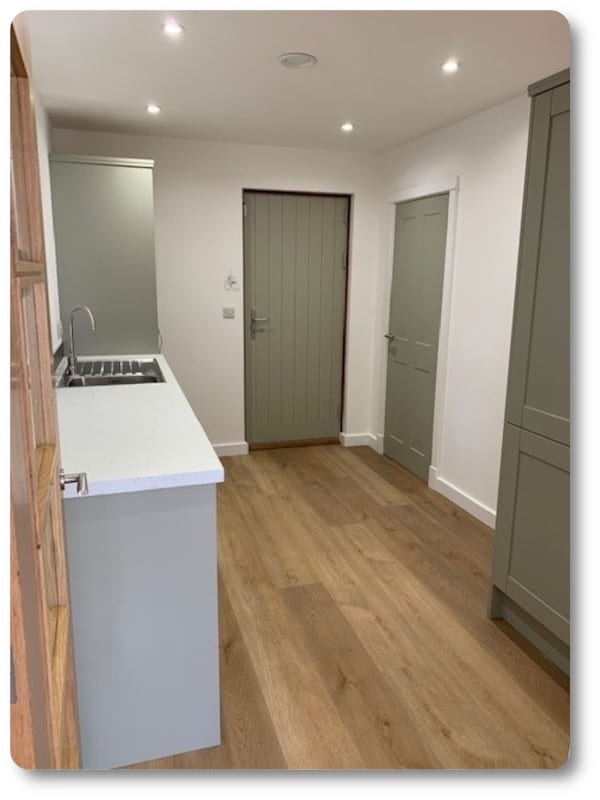 Utility Room Completed for new build home