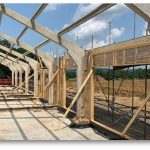 Barn being converted into dwellings