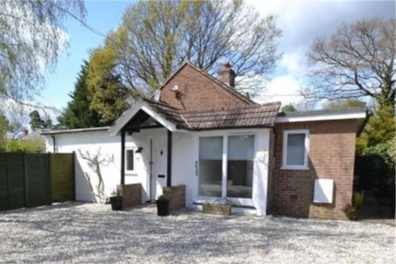 Bungalow Before Conversion with timber frame upstairs