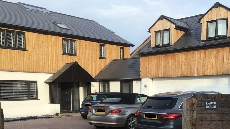 Front Elevation After Timber Frame Conversion