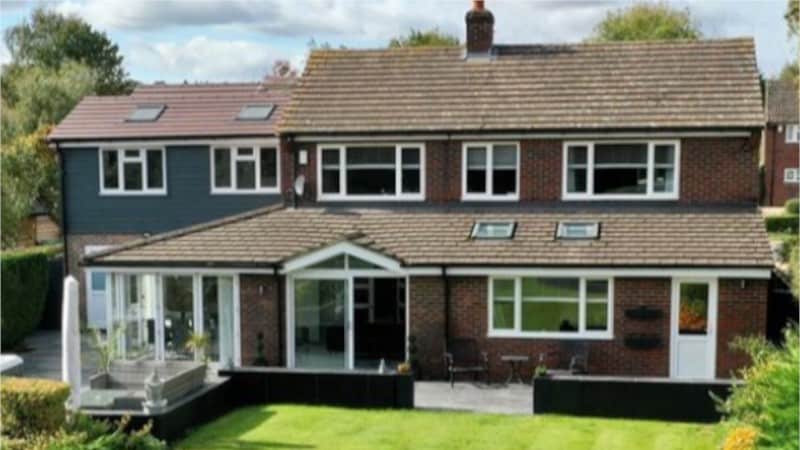 Two Storey Cladded Timber Frame Extension