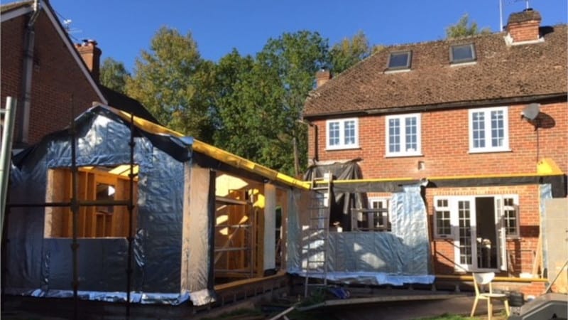 Wrap Around Timber Frame Extension