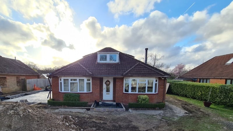 Bungalow in Eversley Before Conversion to House