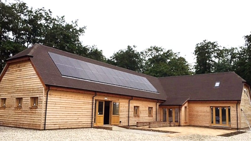 Timber Frame Veterinary Building in Goring Heath