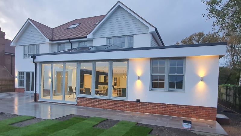 House After Timber Frame Conversion