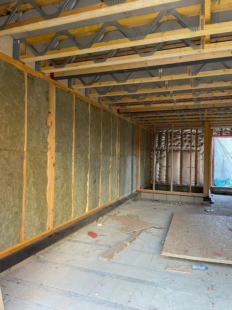 Internal Walls With Insulationin Timber Frame Home