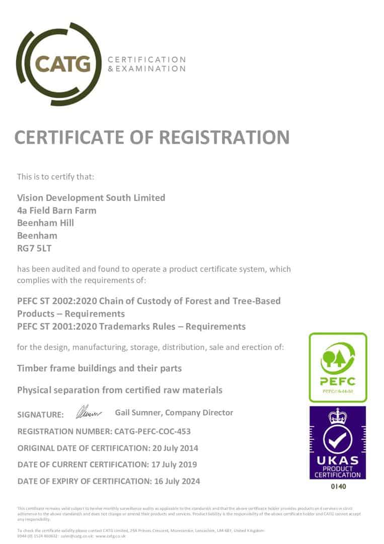 PEFC Certificate V3 2022