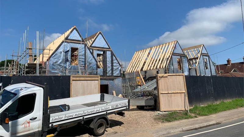 Timber Frame Structures for East Sussex Developer 3