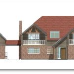 Prefabricated house architects drawing by Vision Development Berkshire