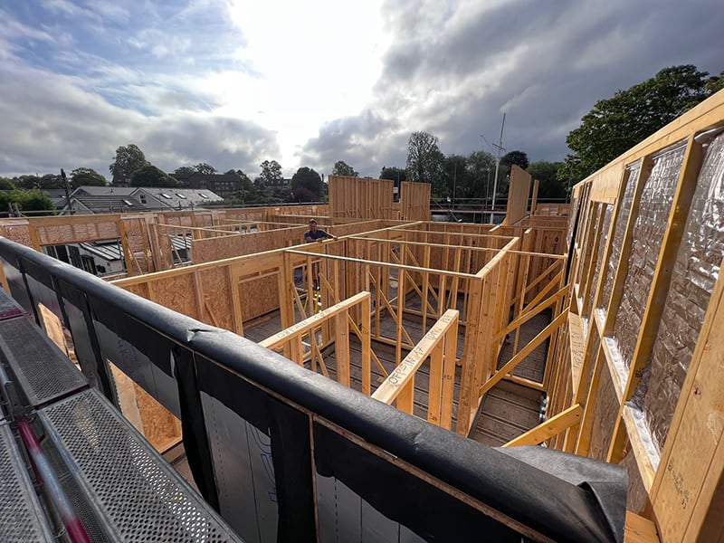 Timber Frame training centre for Walton on Thames Sea Cadets