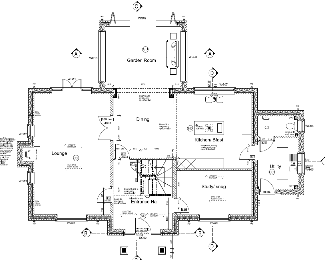 The Bridles House Ground Floor Plan