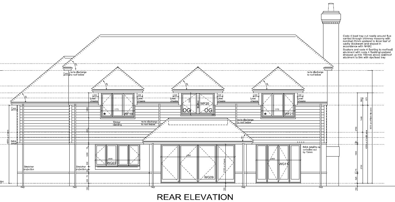 The Bridles House Rear Elevation