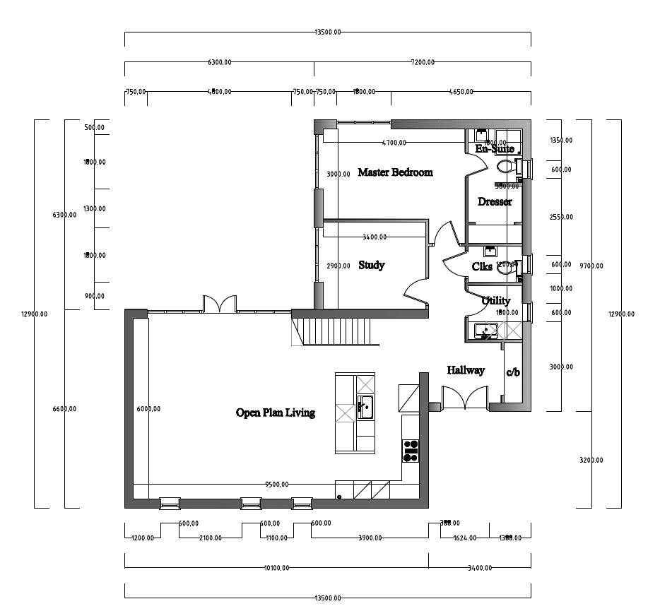 Hocketts House Ground Floor Plan