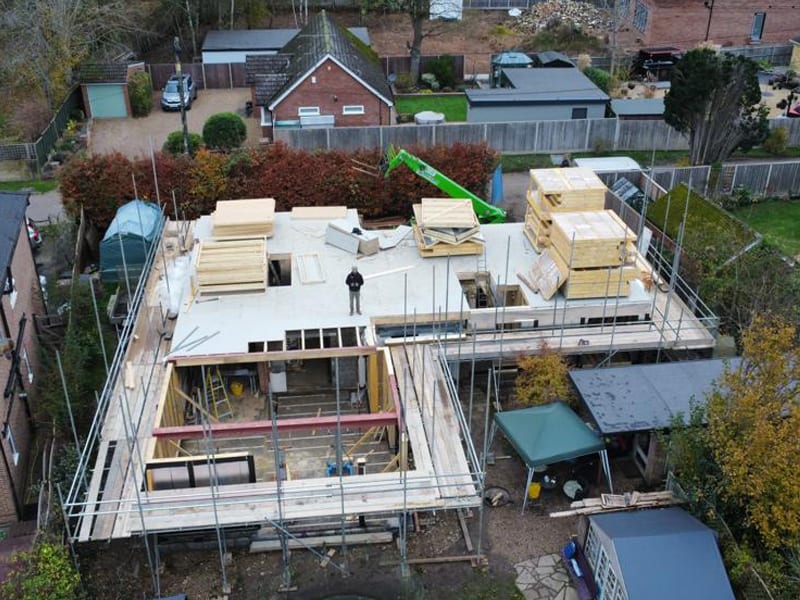 Timber Frame Extension Project for Self-Builders