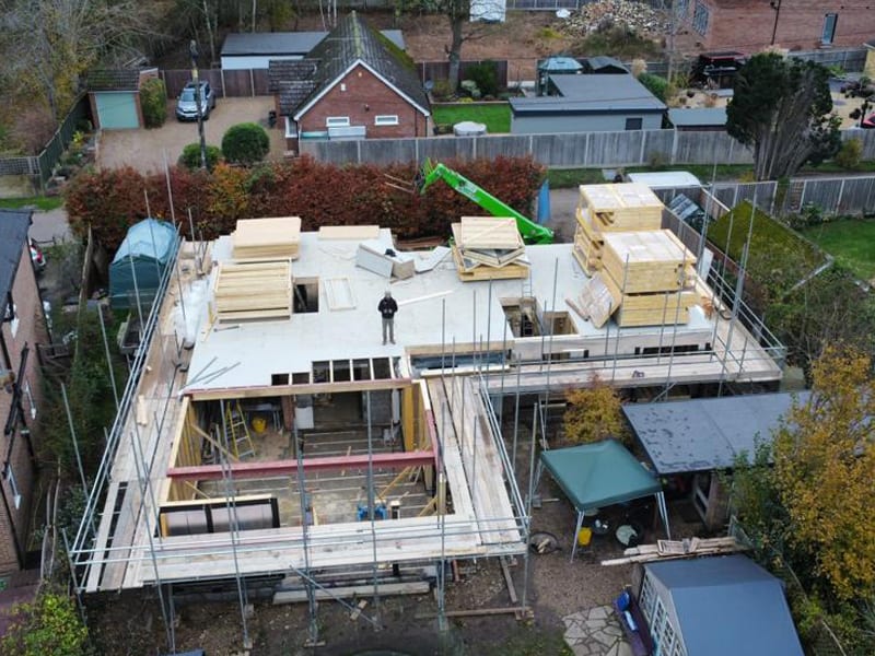 Timber Frame Extension Project for Self-Builders