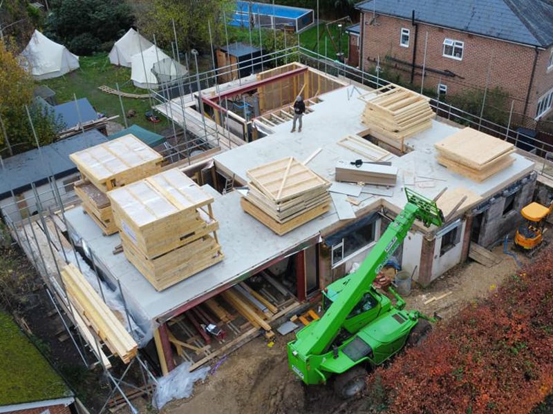 Timber Frame Extension Project for Self-Builders