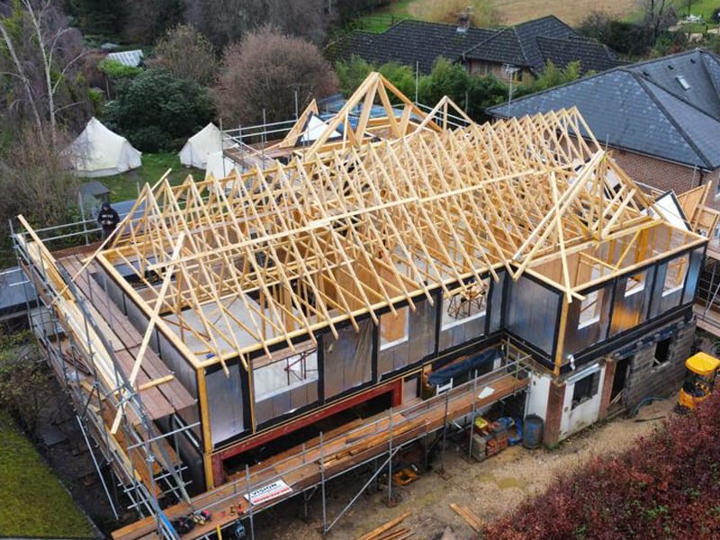 Timber Frame Extension Project for Self-Builders