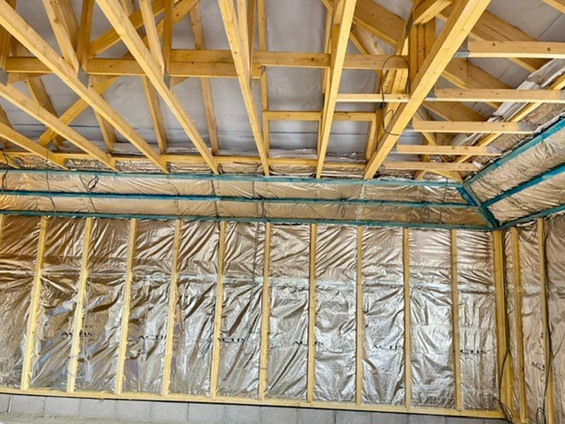 Vision Development - Timber Frame Garages & Garden Buildings - insulation example 02