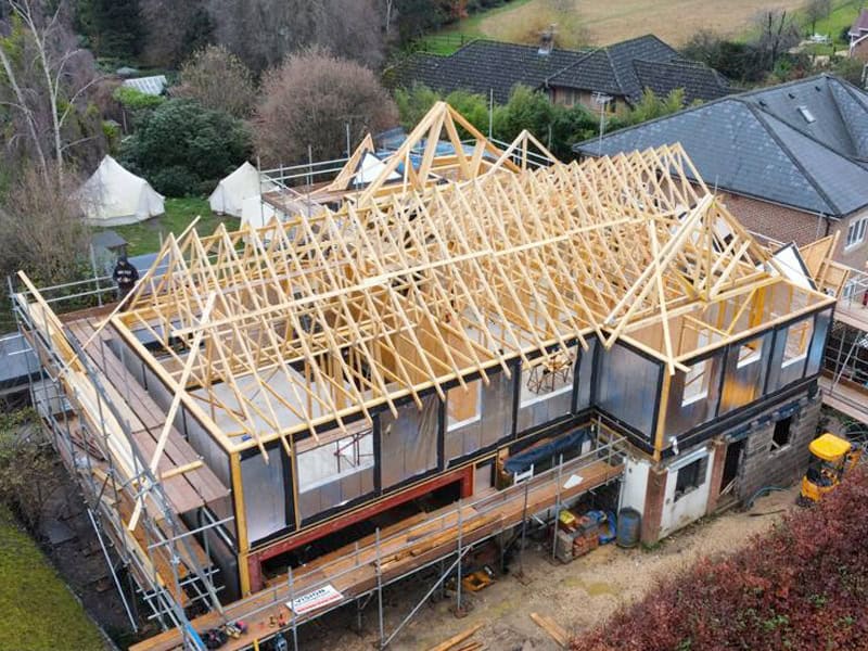 Bungalow extension project by Vision Development, Berkshire