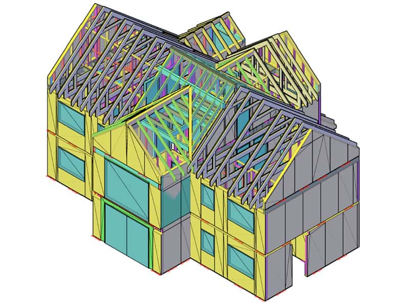 Design for Timber frame self-build home by Vision Development Berkshire