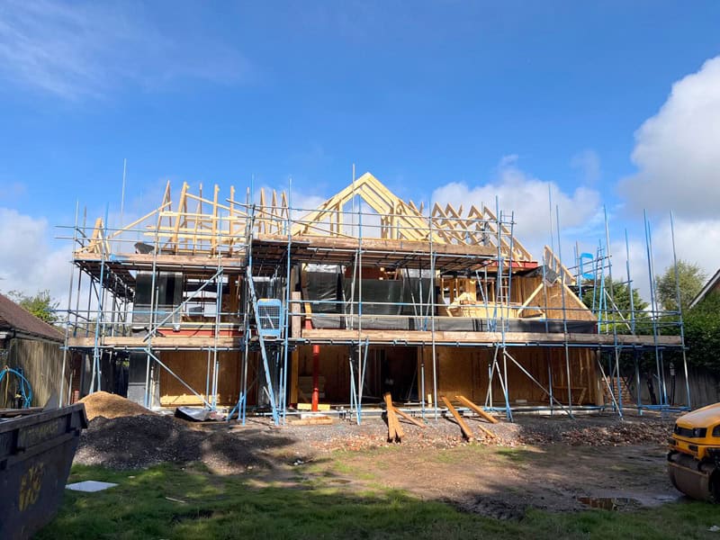 Timber frame self-build home by Vision Development, Berkshire