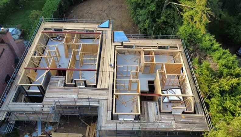 Two New Timber Frame Homes Completed in Cold Ash by Vision Development Body 003